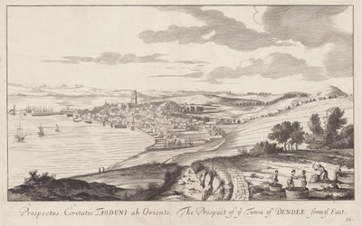 A Picture of Dundee, Angus, Scotland Drawn in 1693 by John Slezer