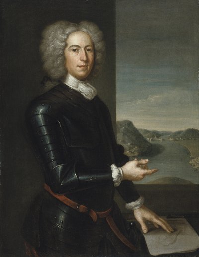 Portrait of Major General Paul Mascarene by John Smibert