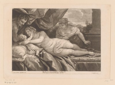 Venus with Cupid and a Satyr by John Smith