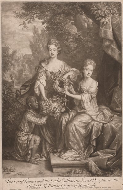 The Lady Frances and the Lady Catherine Jones, Daughters to the Right Honorable Richard Earl of Ranleagh by John Smith