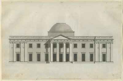 Chillington Hall: pen and wash drawing, nd [1780s] by John Soane
