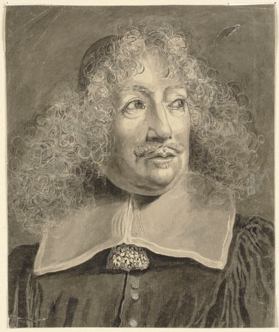 Head and Shoulder Portrait of a Man, Copied from a Seventeenth-Century Print by John Sparrow