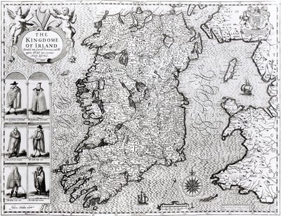 The Kingdom of Ireland, engraved by Jodocus Hondius, 