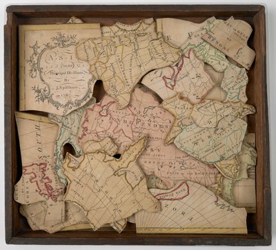 A map of Asia in the form of a jigsaw puzzle by John Spilsbury