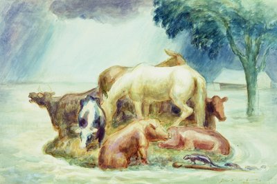 Sanctuary, c.1936 by John Steuart Curry