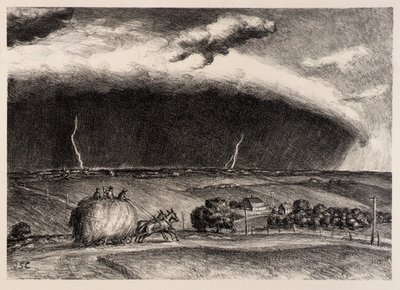 The Line Storm by John Steuart Curry