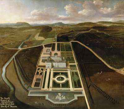 South Prospect of Hampton Court, Herefordshire by John Stevens