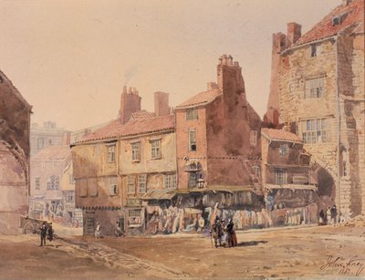 Houses, King Street, Near the Black Gate by John Storey