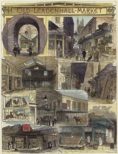 Old Leadenhall Market by John Sulman