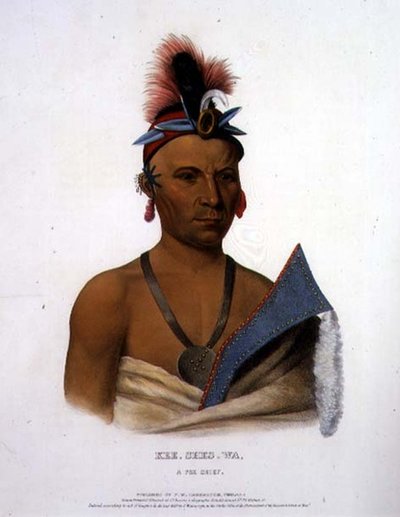 Kee-Shes-Wa, A Fox Chief, pub. by F.O.W. Greenough by John T. Bowen