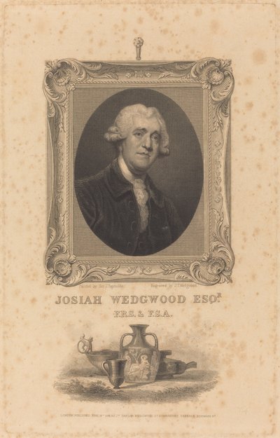 Josiah Wedgewood, Esq. by John Taylor Wedgwood after Sir Joshua Reynolds