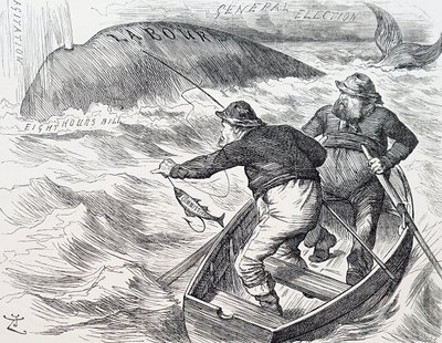 Cartoon by John Tenniel, an English illustrator, graphic humourist, and political cartoonist. 1/1/1891 by John Tenniel