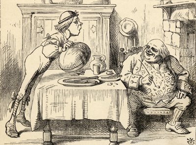 Father William having eaten the Goose, from 