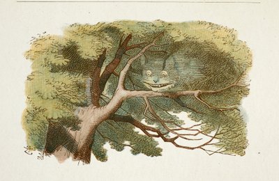 "The Cheshire Cat" Plate from "Alice