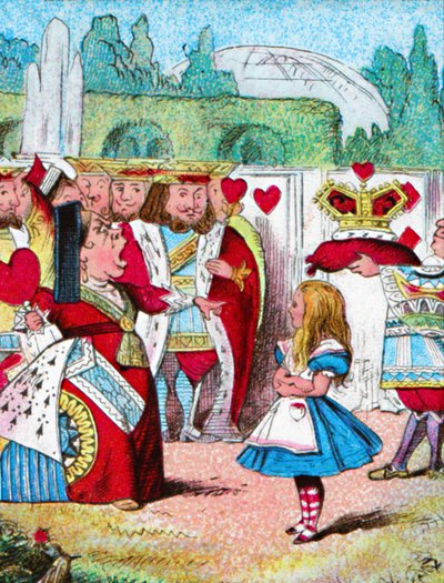 Off with her head! Alice and her Red Queen, c1910 by John Tenniel