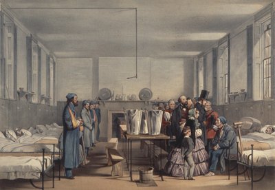 Queen Victoria and Prince Albert Visiting Soldiers Wounded in the Crimean War, at Brompton Hospital, Chatham, 1855 by John Tenniel