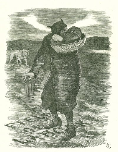Sowing Tares: Fear that Socialism was Spreading Amongst the British Labour Force by John Tenniel
