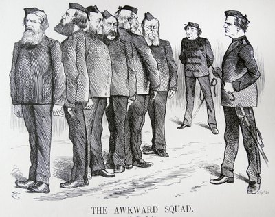 The Awkward Squad by John Tenniel