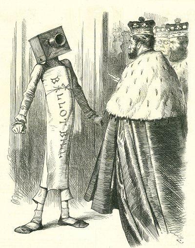 The Ballot Bill Standing Up to the House of Lords by John Tenniel