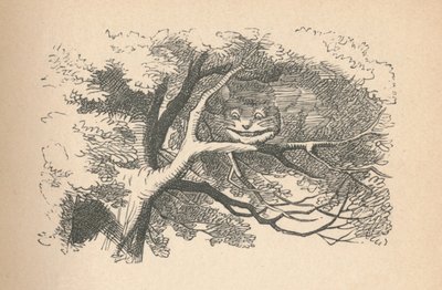 The Cheshire Cat Begins to Fade Away, Its Smile the Last to Go by John Tenniel