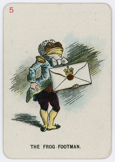 The Frog-Footman by John Tenniel