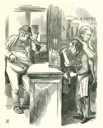 The Honest Pot Boy: Reform of Parliament by John Tenniel