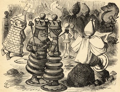 The Red King and Queen by John Tenniel