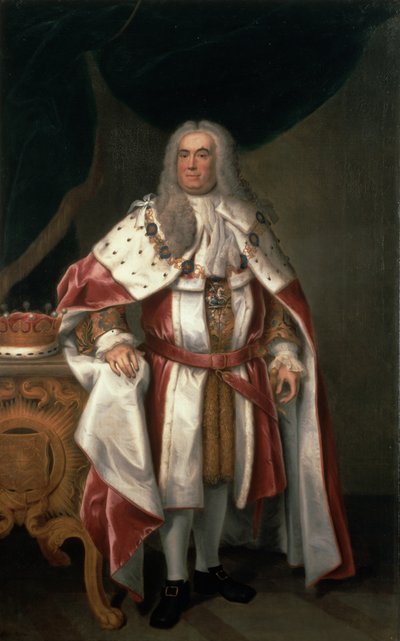Portrait of Sir Robert Walpole, Earl of Orford by John Theodore Heins
