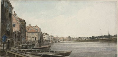 View on the Wensum at King Street, Taken from Foundary Bridge by John Thirtle