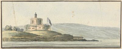 St. Maws Castle, Falmouth, East South East by John Thomas Serres