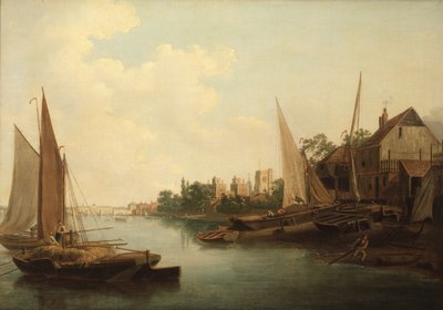 The Thames at Lambeth, c.1810 by John Thomas Serres