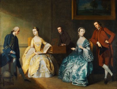 A Group Portrait of the Chambers Family by John Thomas Seton