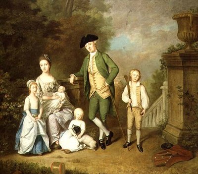 Portrait of the Wallace Family by John Thomas Seton