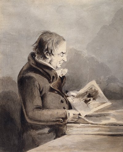 J.M.W. Turner In The British Museum by John Thomas Smith