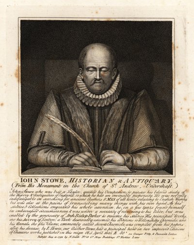 John Stowe, Historian and Antiquarian by John Thomas Smith