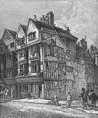Long Lane, Smithfield, City of London, 1810 by John Thomas Smith