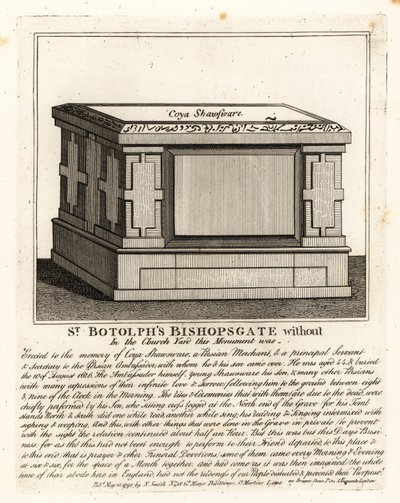 Muslim Altar-Style Grave Monument to Coya Shawsware by John Thomas Smith