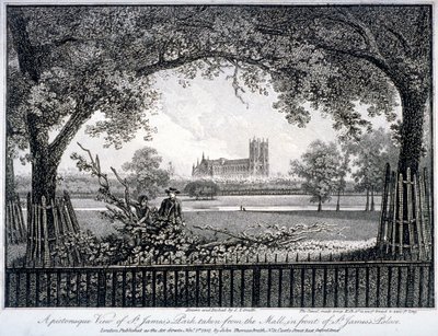 St James Park, from the Mall in front of St James
