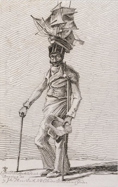 Joseph Johnson, from Etchings of Remarkable Beggars, Itinerant Traders and Other Persons by John Thomas after Smith