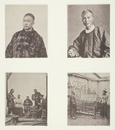 A Cantonese Gentleman, Schroffing Dollars, Reeling Silk by John Thomson