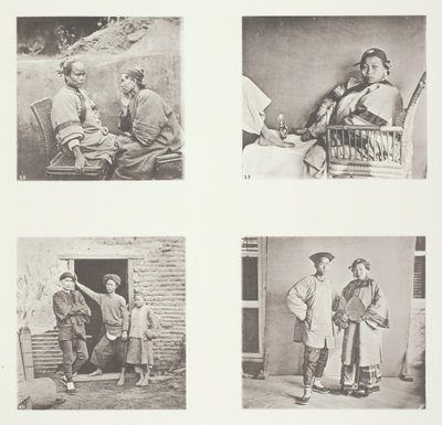 Amoy Women, The Small Foot of a Chinese Lady, Amoy Men, Male and Female Costume, Amoy by John Thomson