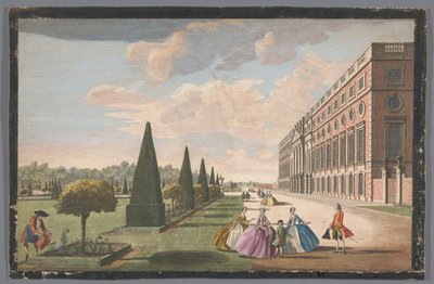 View of Hampton Court Palace in London from the East Side by John Tinney