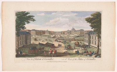 View of the Palace of Versailles by John Tinney