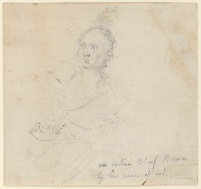 Captain Joseph Lewis of Louis, of the Oneida Indians by John Trumbull