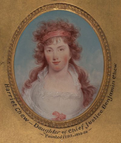 Harriet Chew (later Harriet Chew Carroll, 1775–1861) by John Trumbull