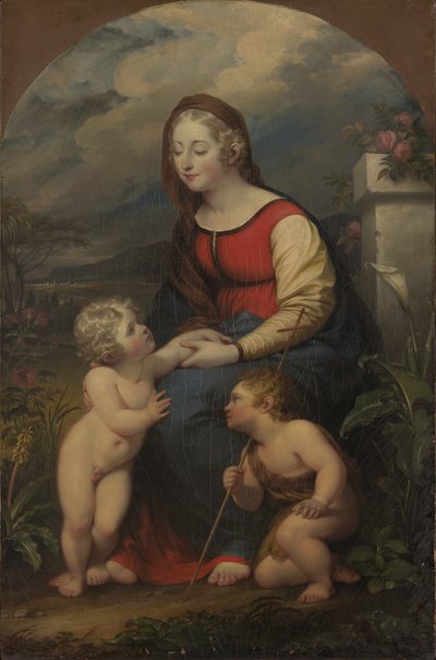 Madonna and Child with St. John the Baptist by John Trumbull