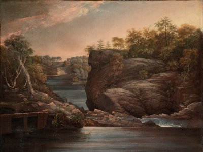 Norwich Falls (or The Falls of the Yantic at Norwich) by John Trumbull