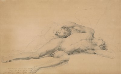 Study for The Death of General Montgomery in the Attack on Quebec, December 31, 1775 by John Trumbull