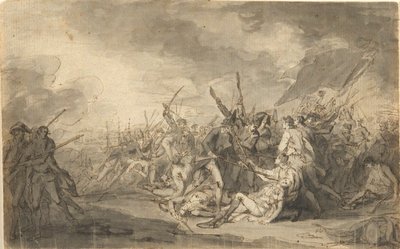 Study for The Death of General Warren at the Battle of Bunker by John Trumbull