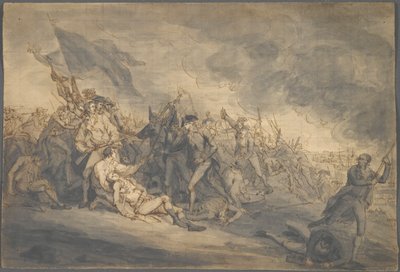 Study for the Death of General Warren at Bunker by John Trumbull
